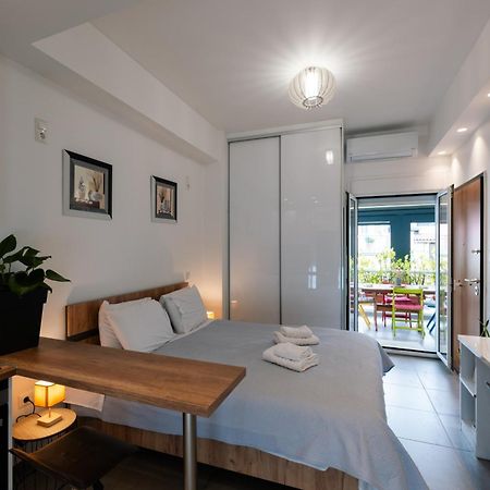 Modern Studio Apartment A Athen Eksteriør bilde