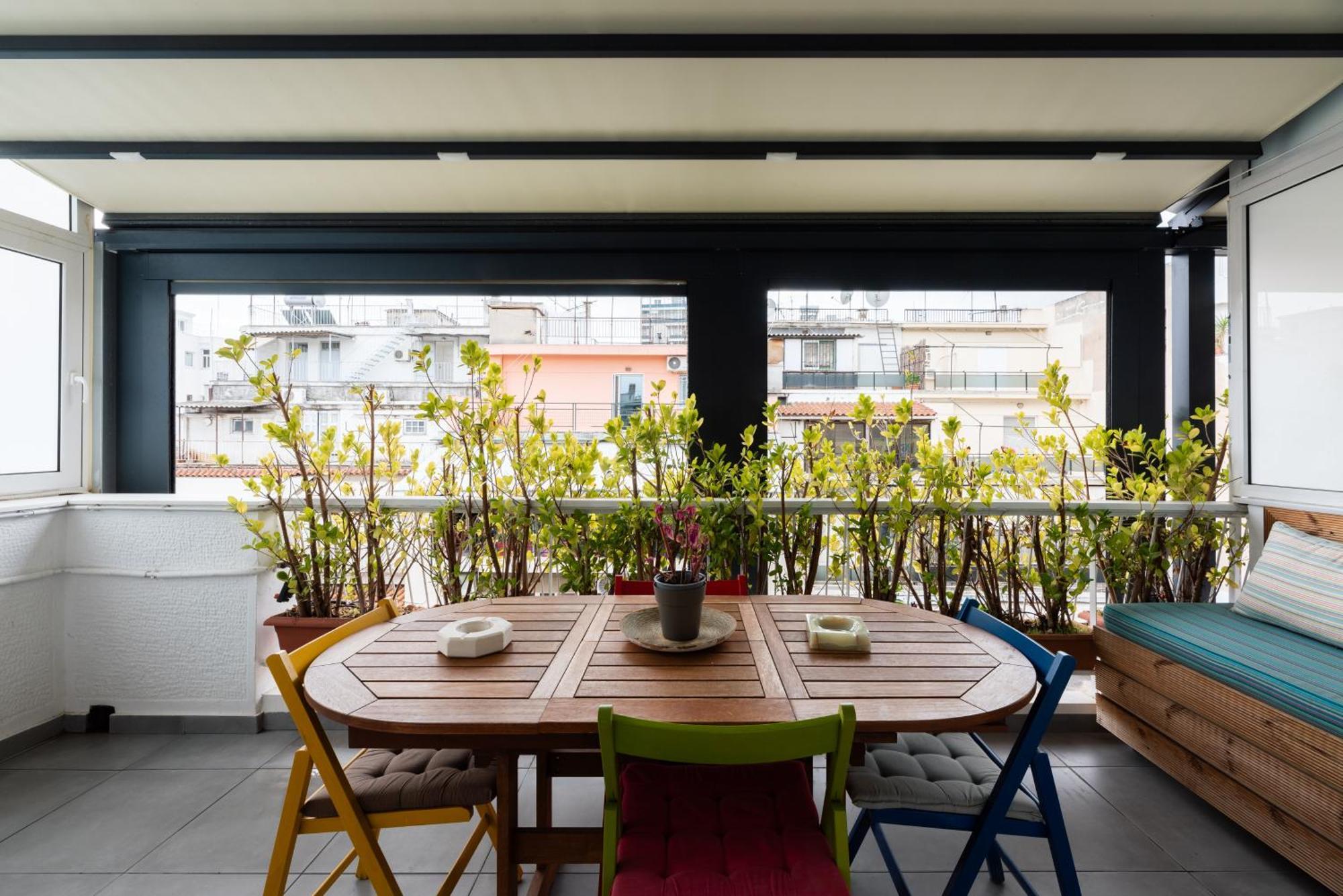 Modern Studio Apartment A Athen Eksteriør bilde